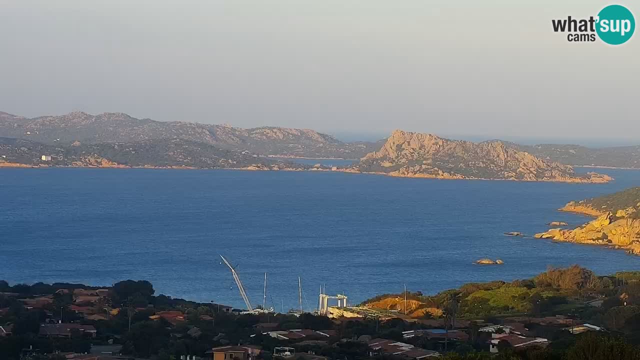 Sardinija v živo spletna kamera Palau – Panoramski pogled