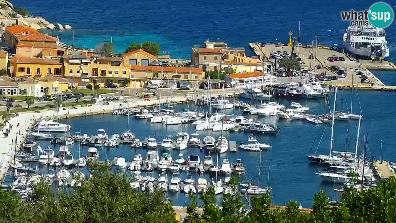 Sardinija u živo web kamera Palau – Panoramski pogled