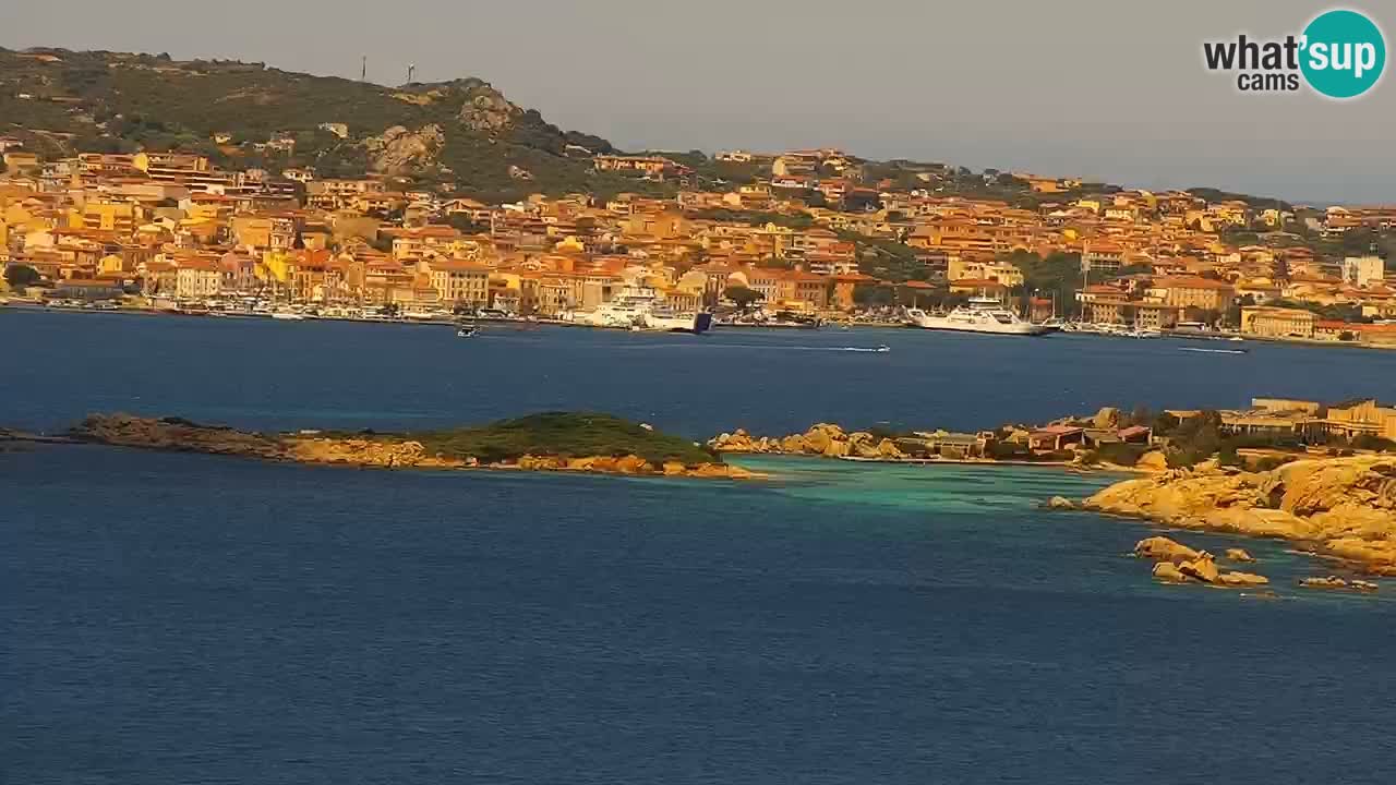 LIVE de la Sardaigne livecam Palau – Superbe panorama