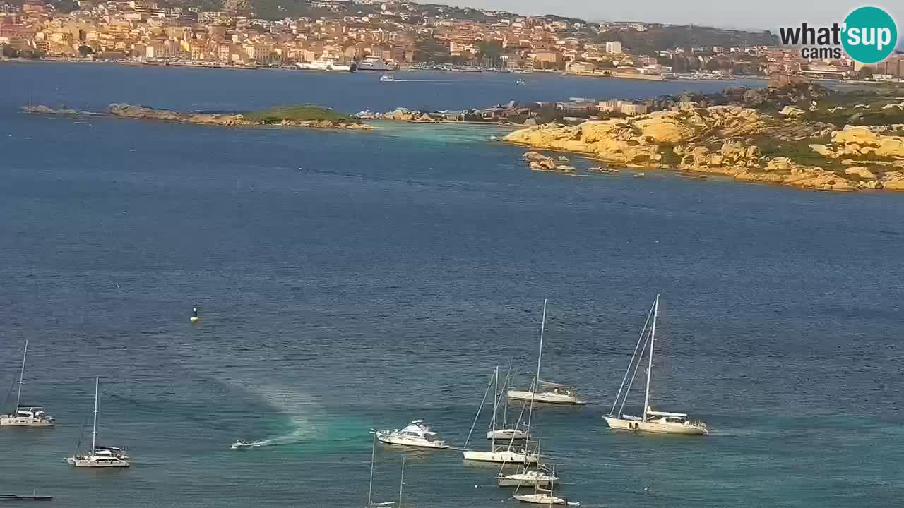LIVE Sardinia webcam Palau – Panorama impresionante