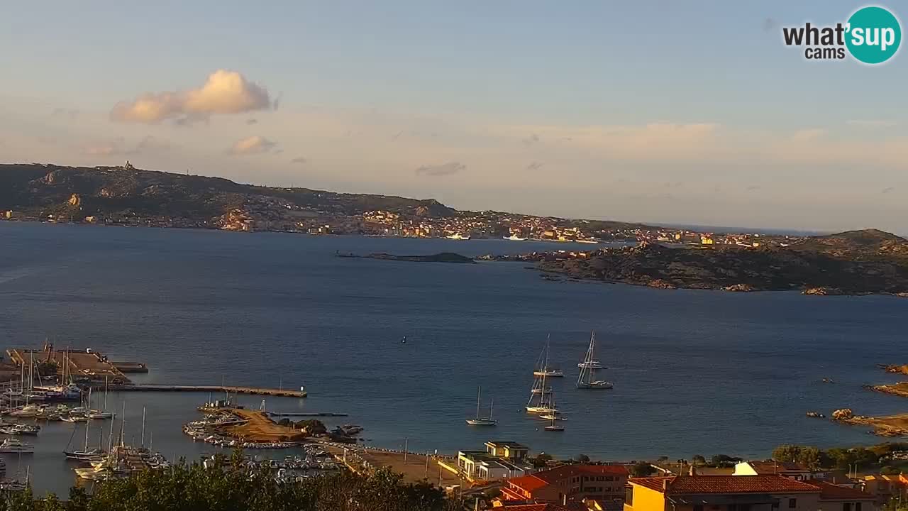 LIVE Sardinien webcam Palau – Panoramablick
