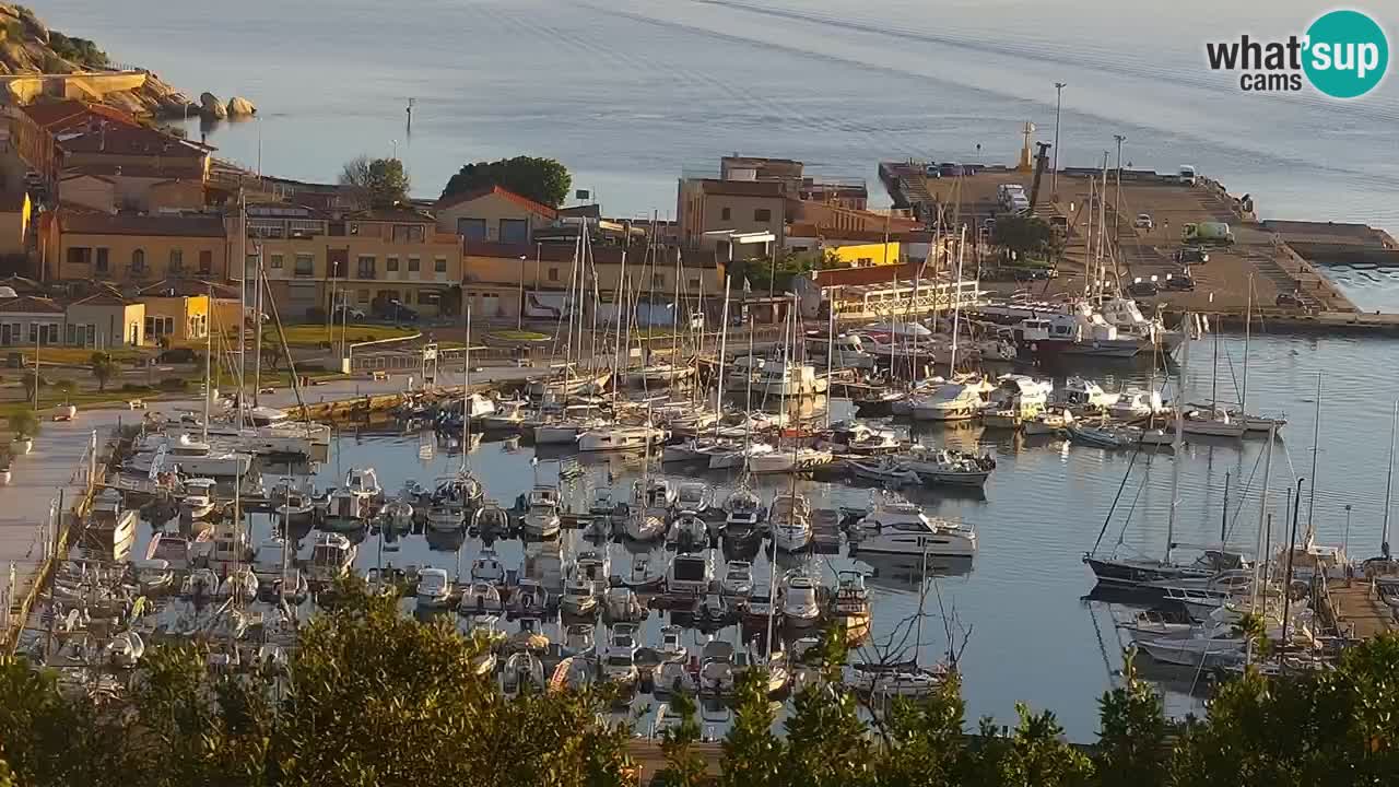 Sardinija u živo web kamera Palau – Panoramski pogled