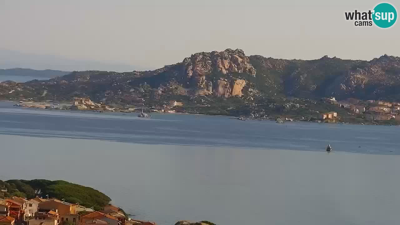 Sardinija v živo spletna kamera Palau – Panoramski pogled