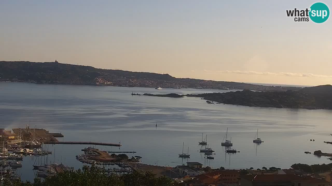 LIVE Sardinia webcam Palau – Panorama impresionante