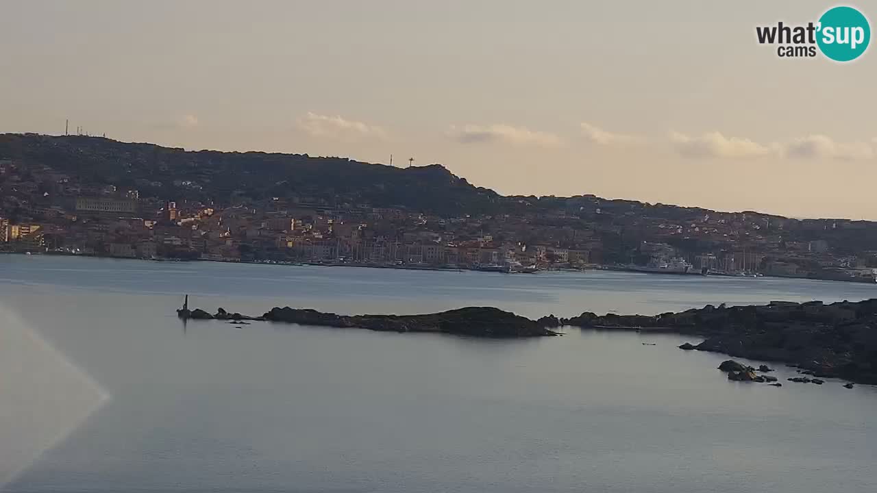 LIVE Sardinien webcam Palau – Panoramablick