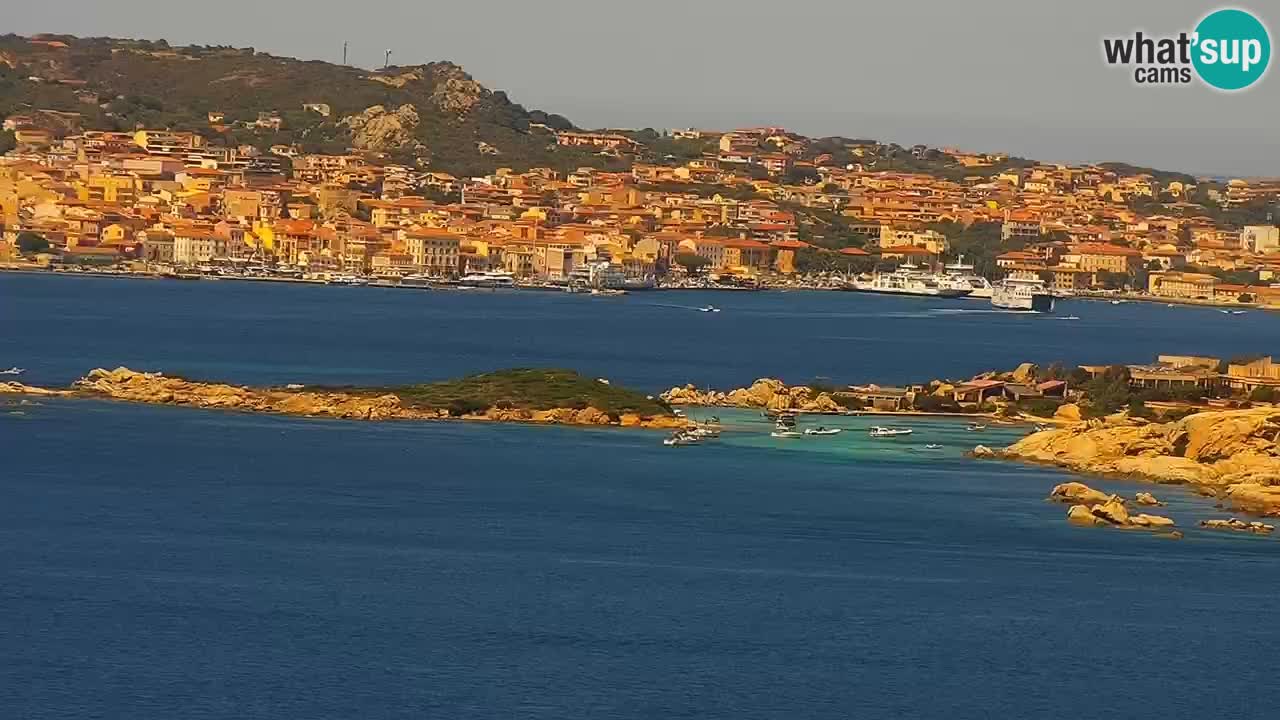 LIVE Sardinia webcam Palau – Panorama impresionante