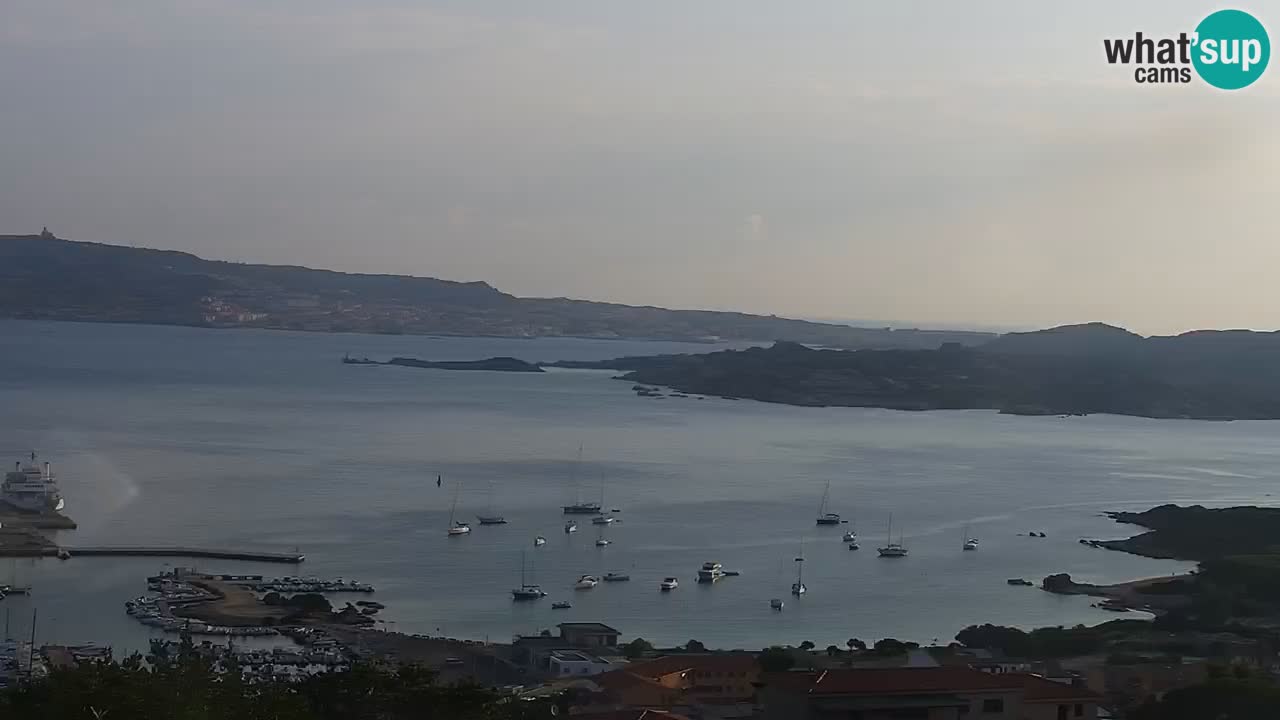 LIVE Sardinia webcam Palau – Panorama impresionante