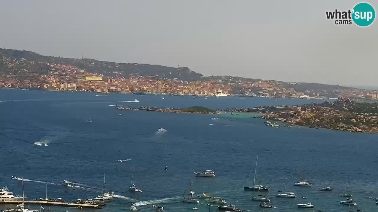 LIVE Sardinien webcam Palau – Panoramablick