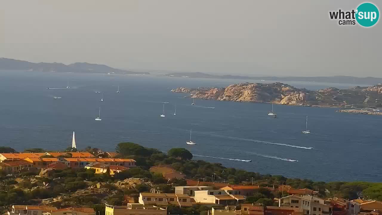 Sardinija v živo spletna kamera Palau – Panoramski pogled