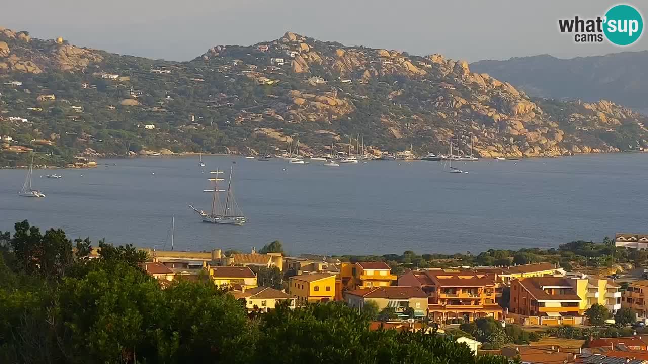 Sardinija u živo web kamera Palau – Panoramski pogled