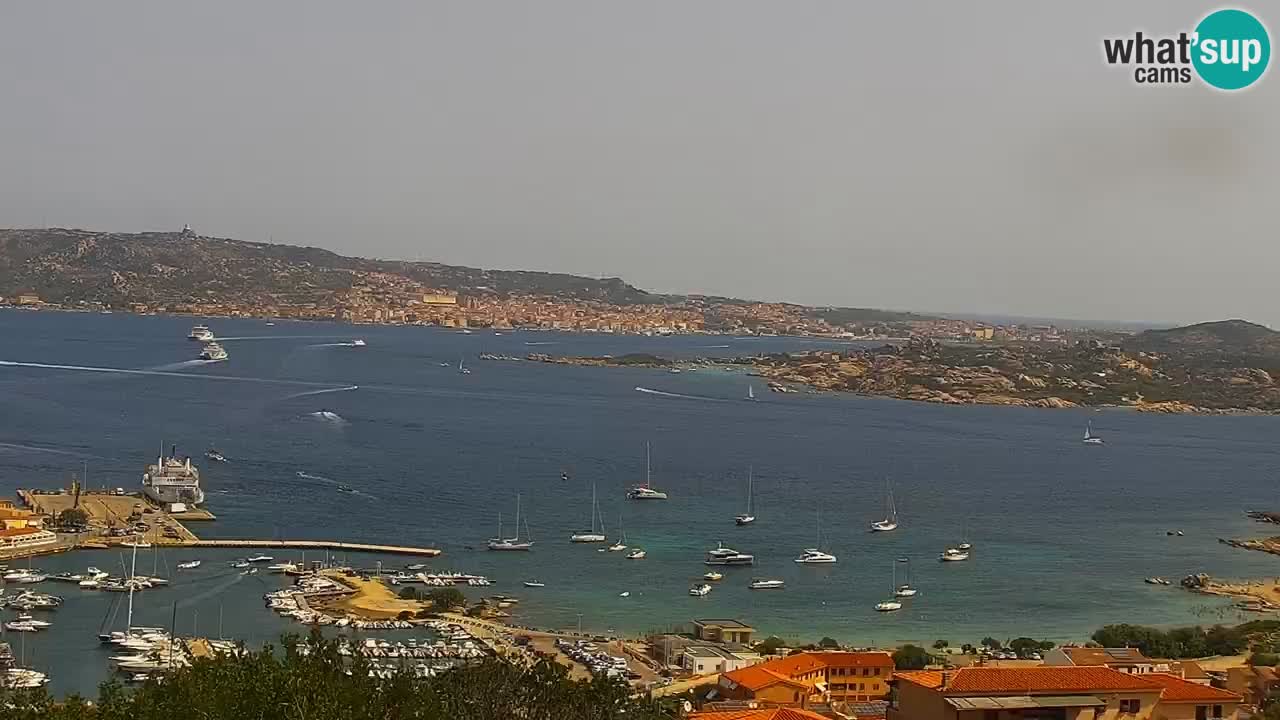 LIVE Sardinien webcam Palau – Panoramablick