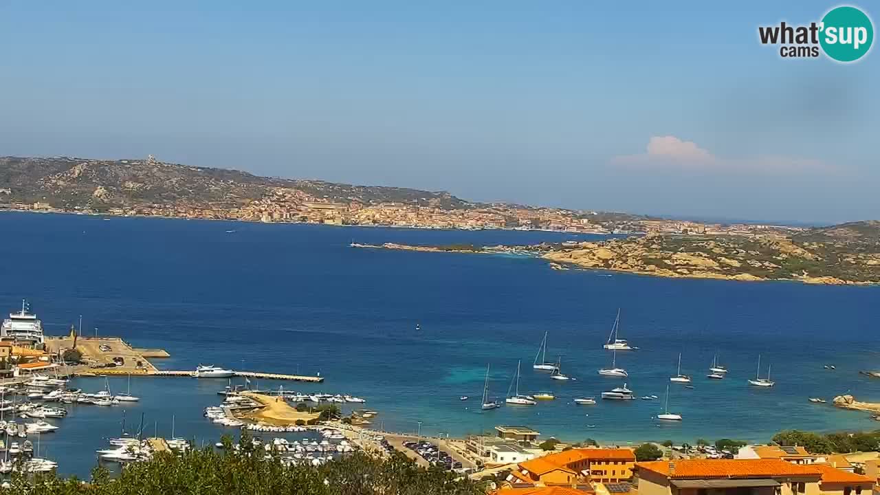 LIVE de la Sardaigne livecam Palau – Superbe panorama