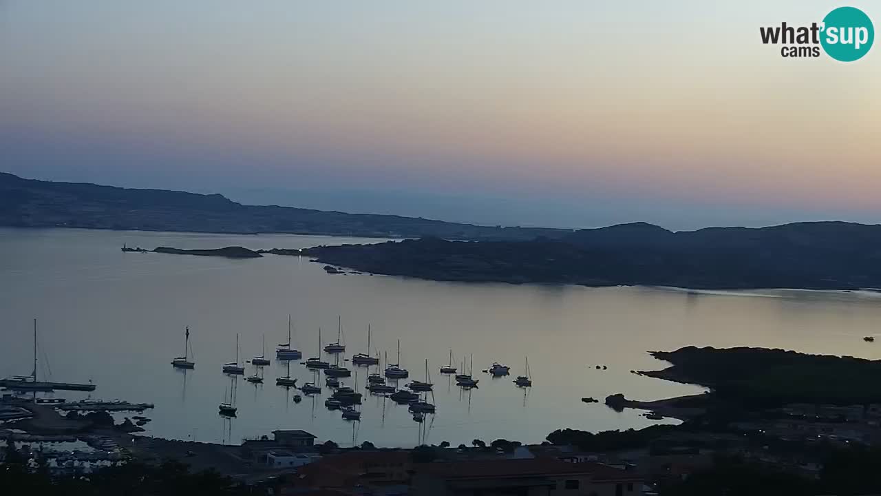 Sardinija v živo spletna kamera Palau – Panoramski pogled