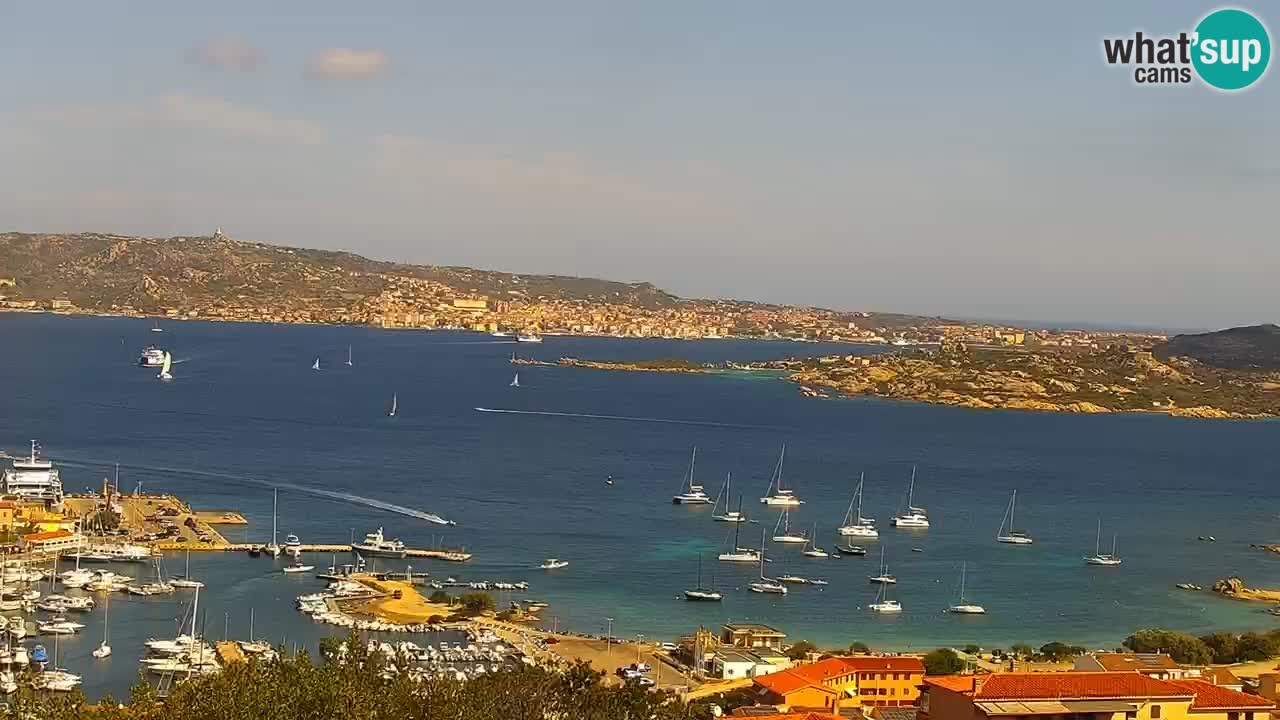 LIVE Sardinia webcam Palau – Panorama impresionante