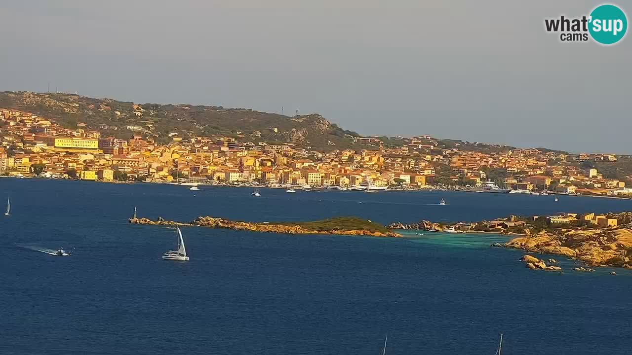 LIVE de la Sardaigne livecam Palau – Superbe panorama