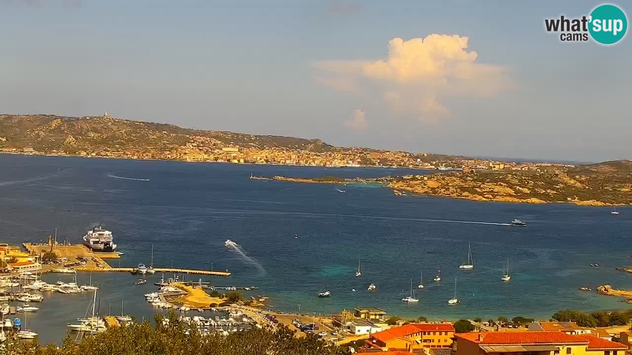 LIVE Sardinien webcam Palau – Panoramablick
