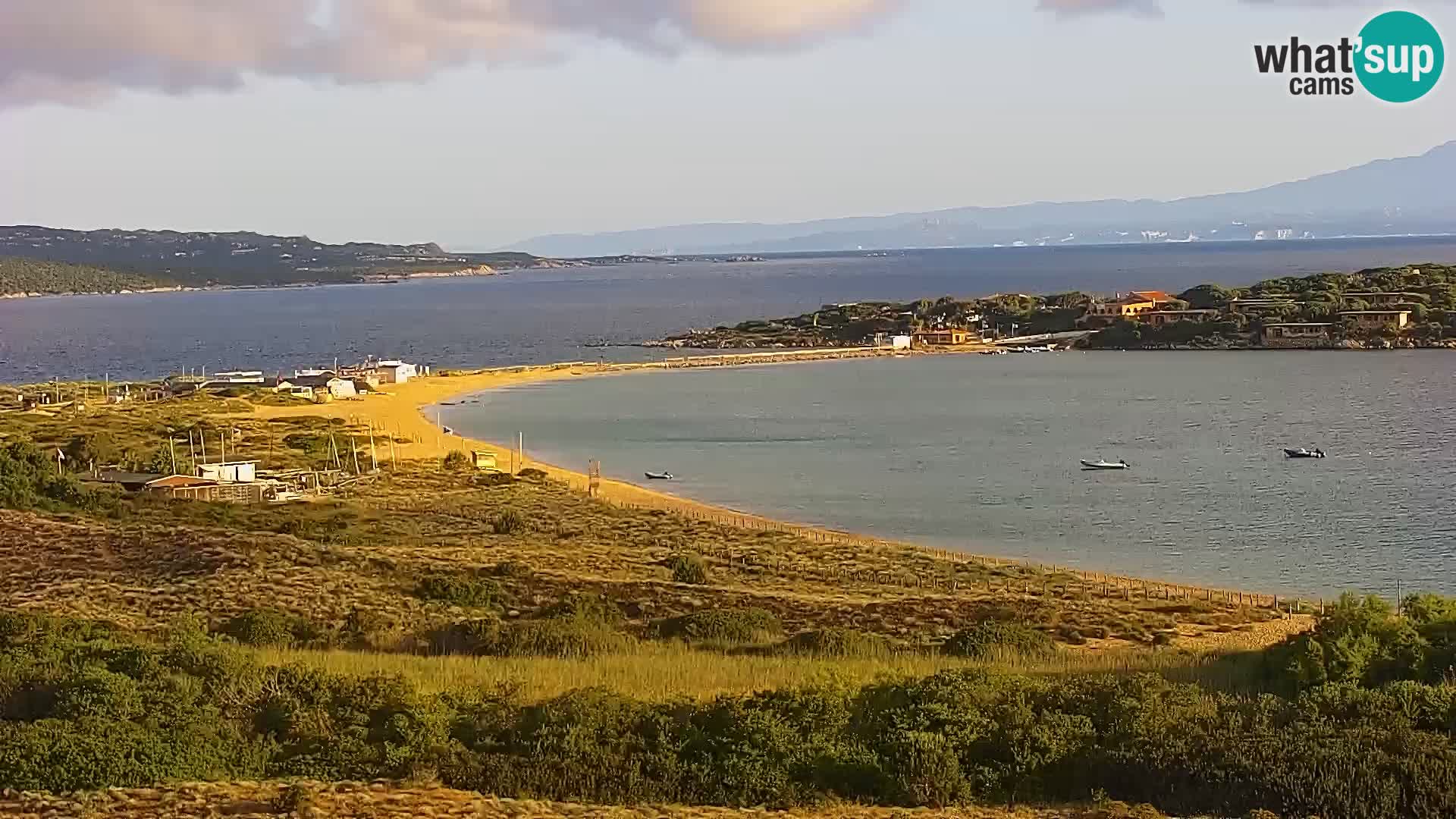 Webcam Strand Porto Pollo Sardinien live kamera