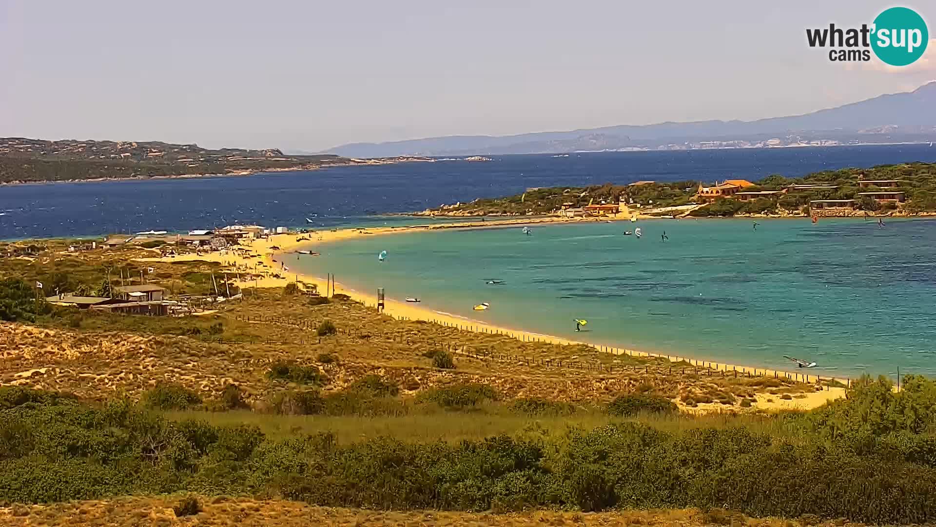 Spletna kamera plaža Porto Pollo Sardinija v živo
