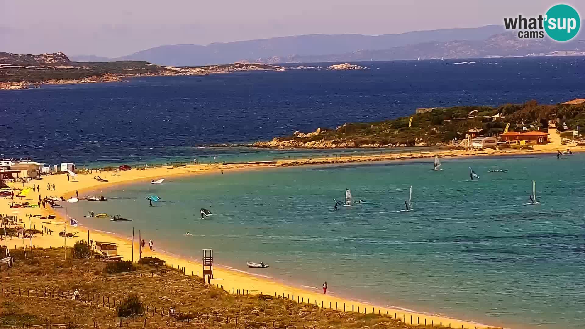 Livecam Porto Pollo plage Sardaigne webcam