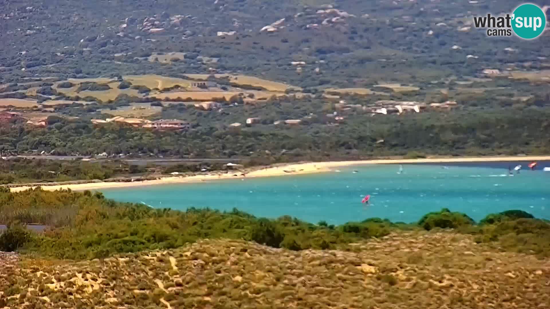 Spletna kamera plaža Porto Pollo Sardinija v živo
