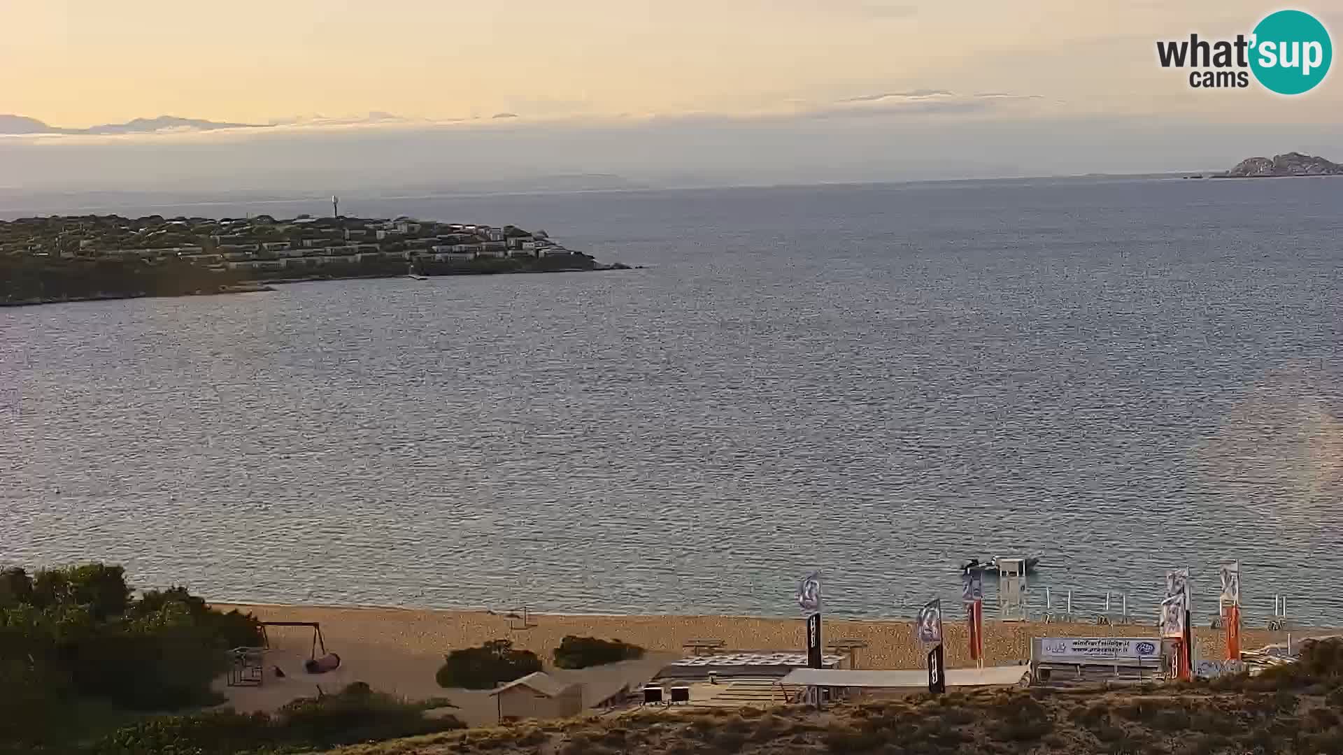 Live webcam Porto Pollo beach Sardinia livecam