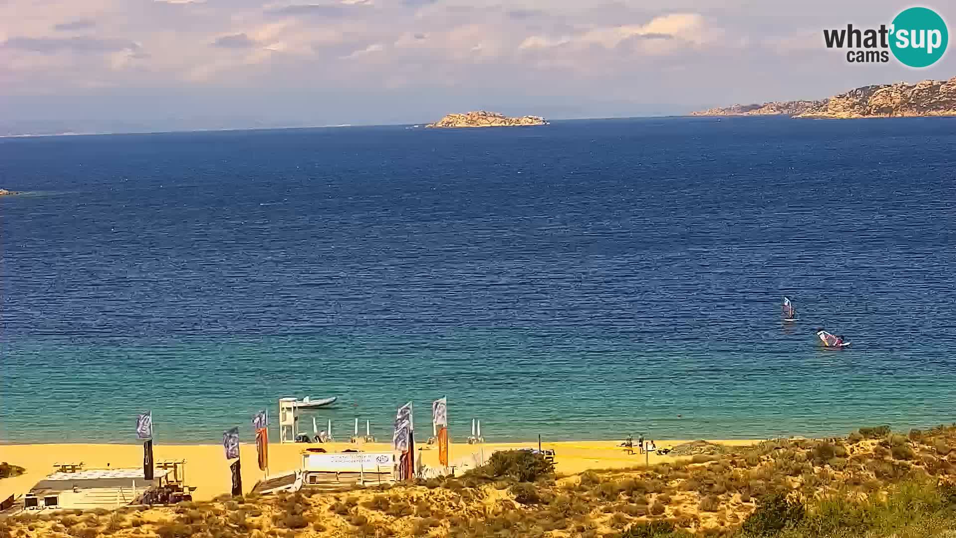 Camera en vivo Porto Pollo playa Cerdeña
