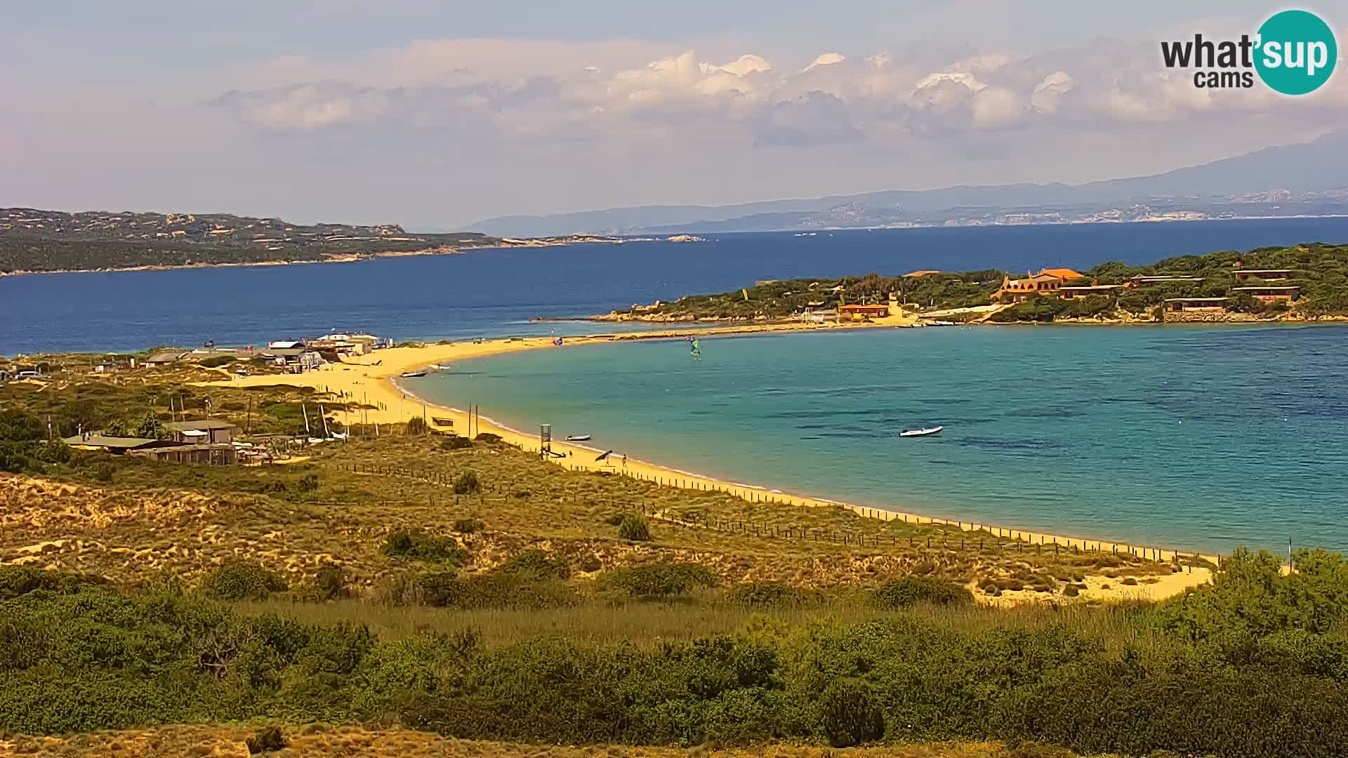 Webcam Strand Porto Pollo Sardinien live kamera