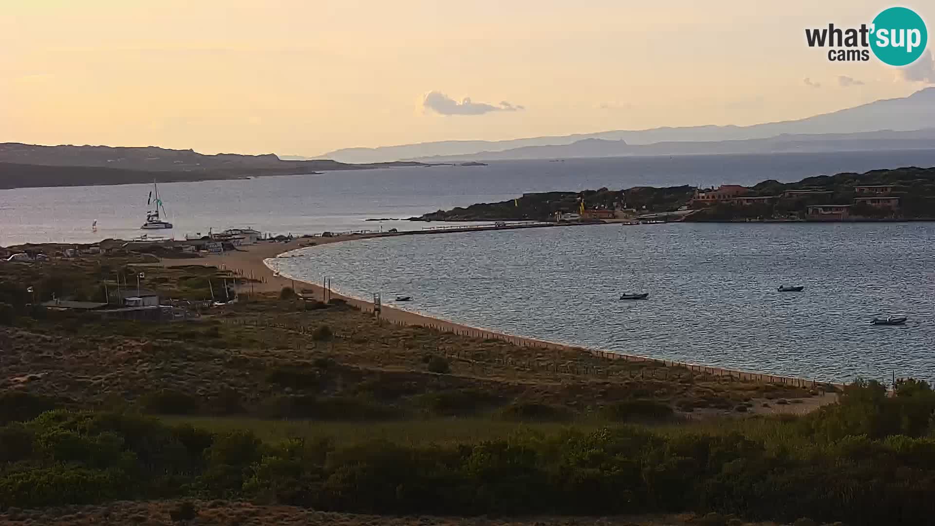 Webcam Strand Porto Pollo Sardinien live kamera