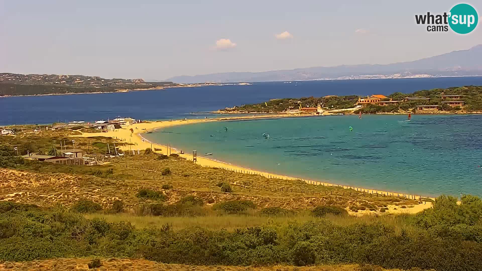Webcam Strand Porto Pollo Sardinien live kamera