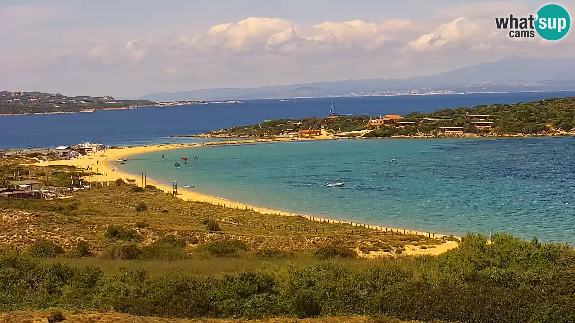 Webcam Strand Porto Pollo Sardinien live kamera