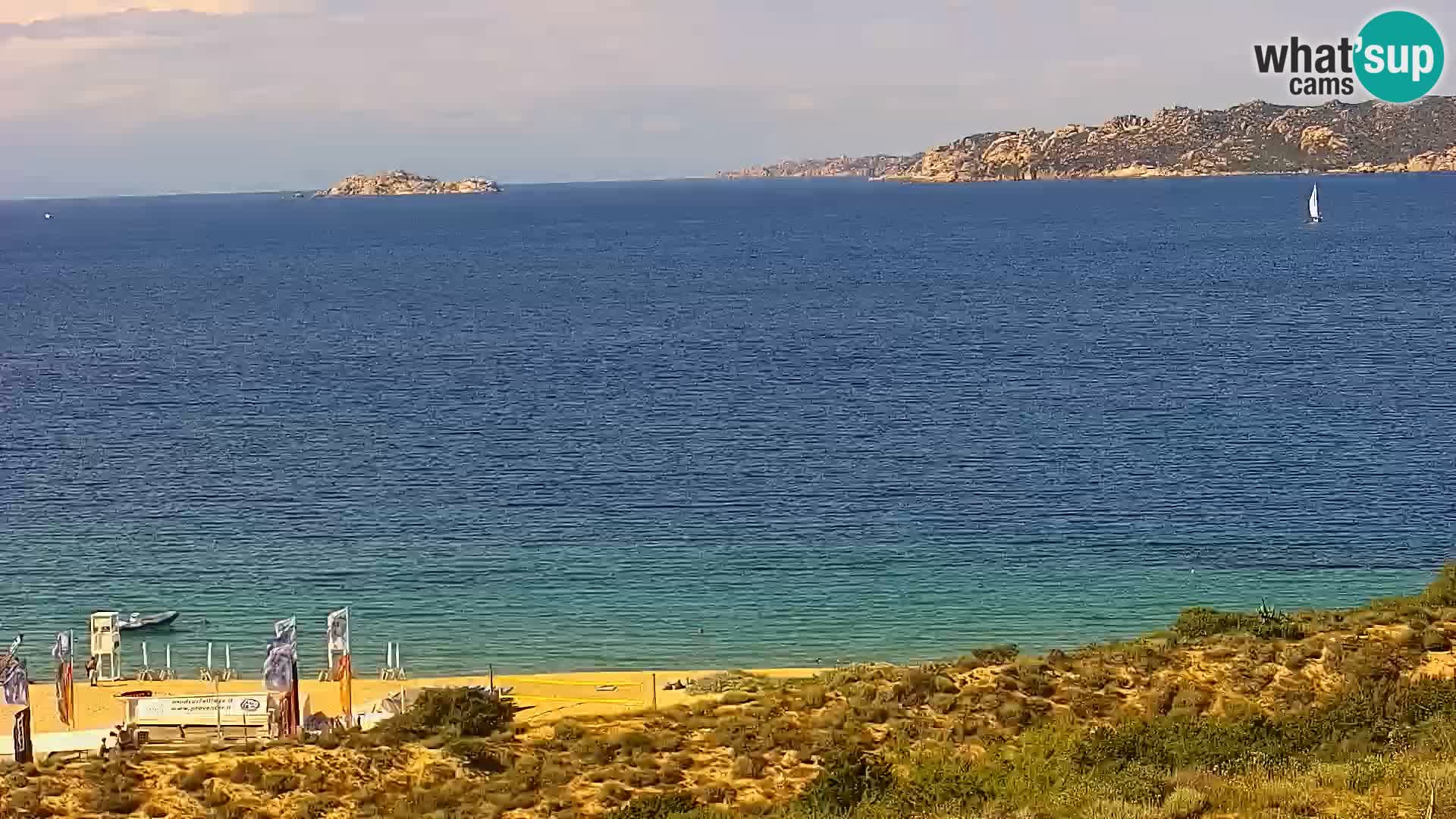 Webcam Strand Porto Pollo Sardinien live kamera