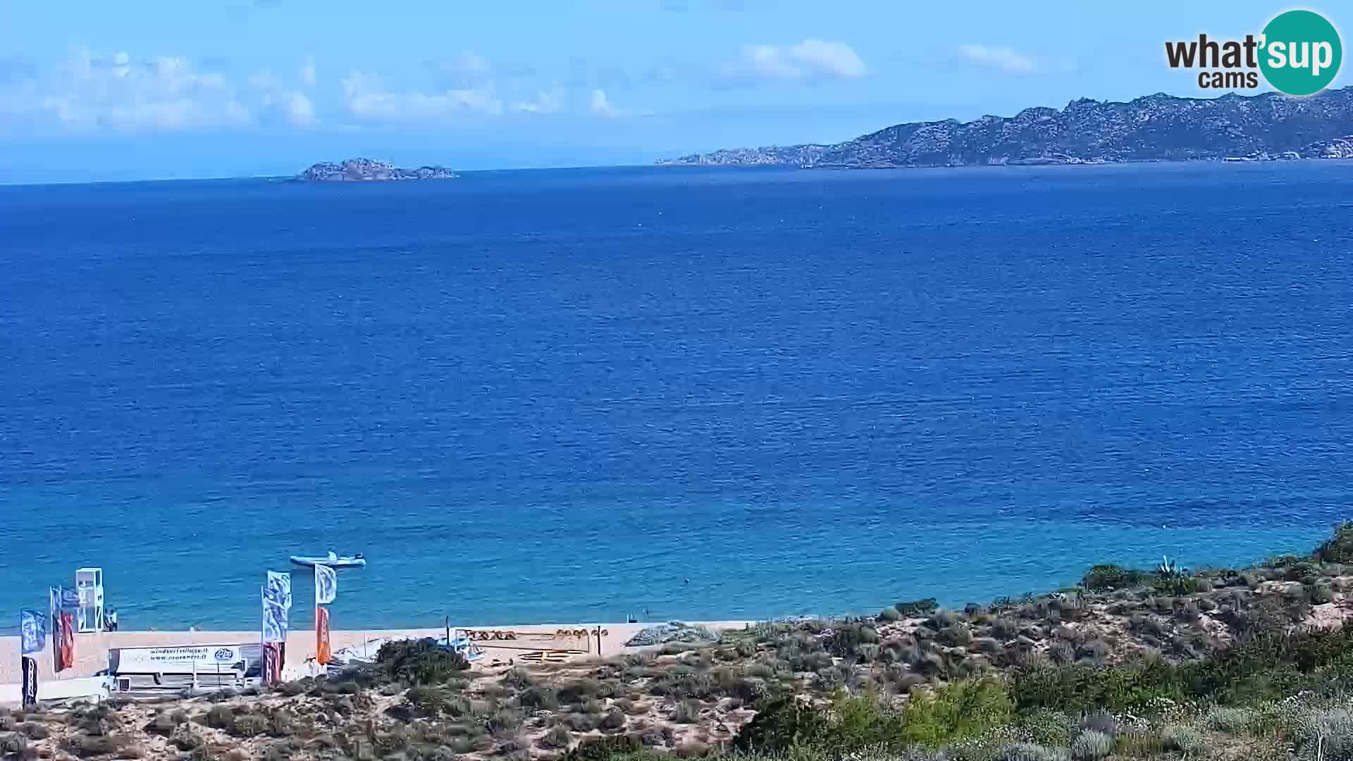 Webcam Porto Pollo spiaggia Sardegna livecam
