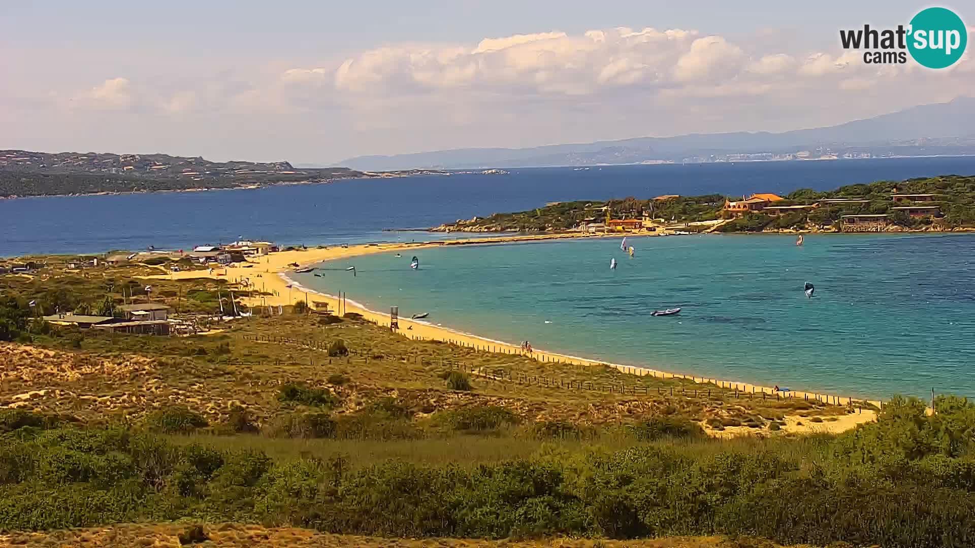 Webcam Strand Porto Pollo Sardinien live kamera