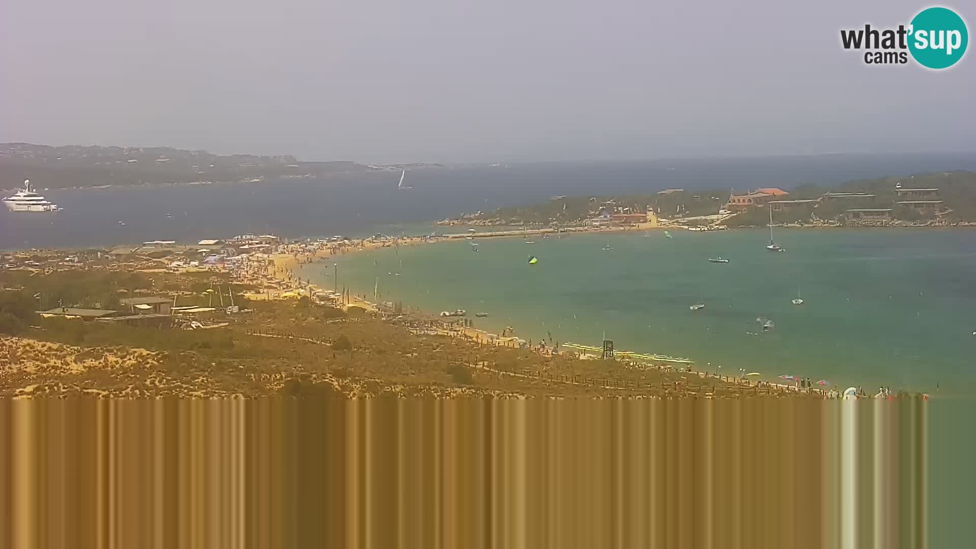 Webcam Strand Porto Pollo Sardinien live kamera