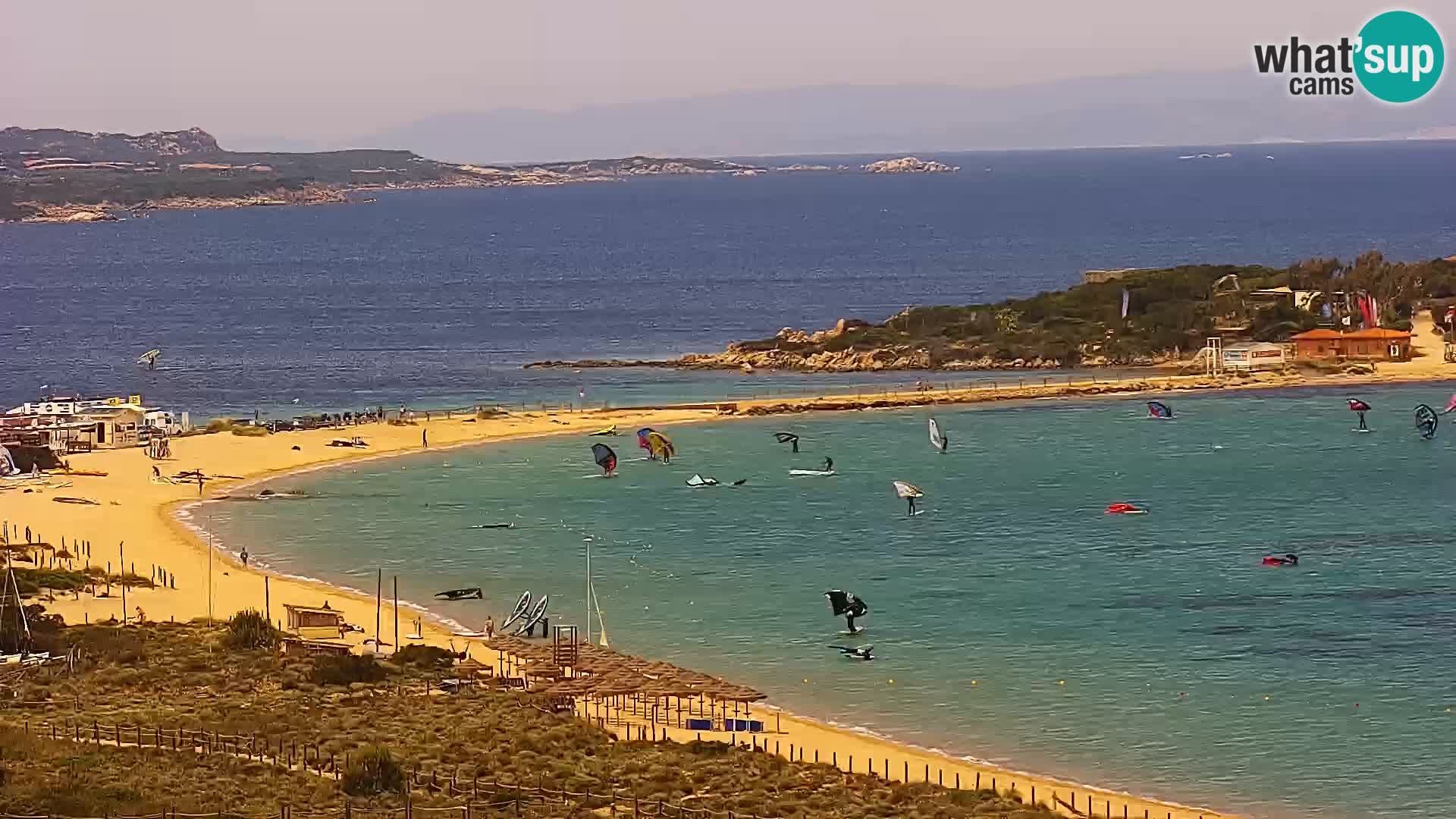 Live webcam Porto Pollo beach Sardinia livecam