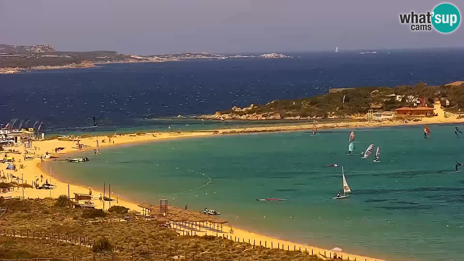 Spletna kamera plaža Porto Pollo Sardinija v živo