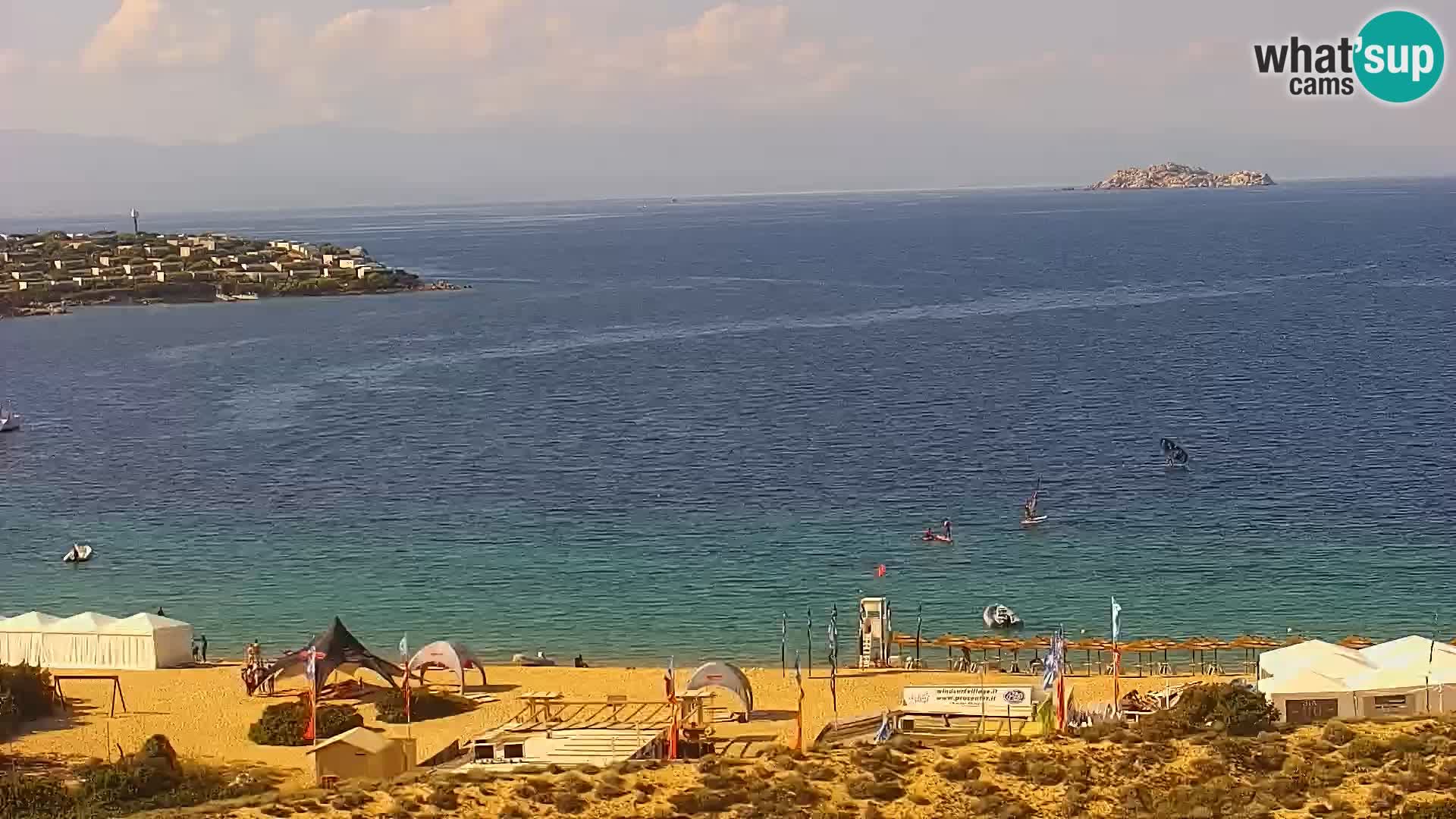 Spletna kamera plaža Porto Pollo Sardinija v živo