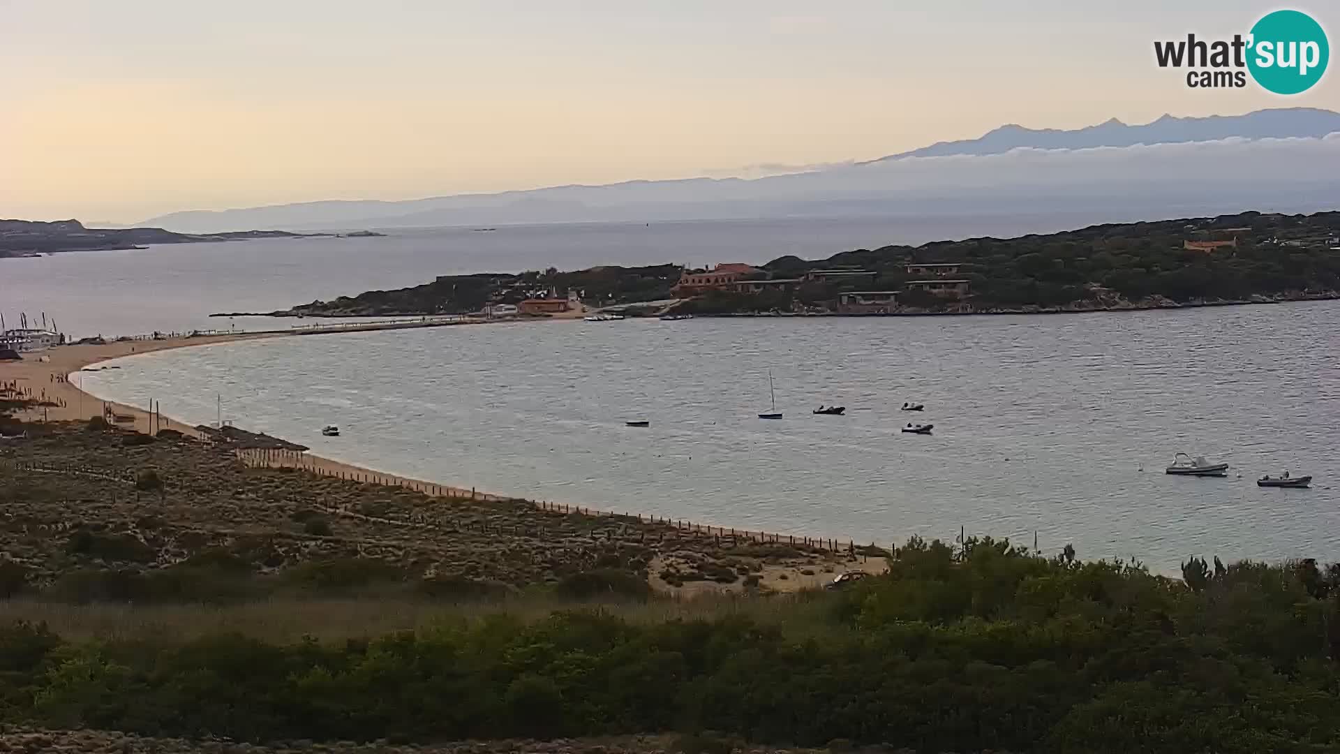 Live webcam Porto Pollo beach Sardinia livecam