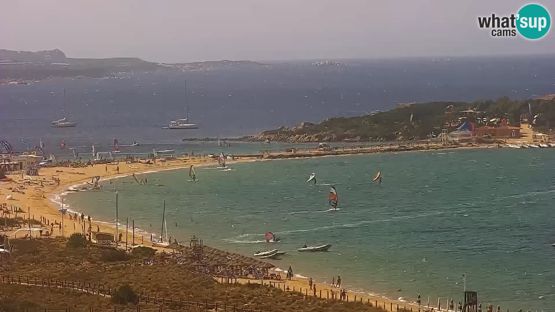 Livecam Porto Pollo plage Sardaigne webcam