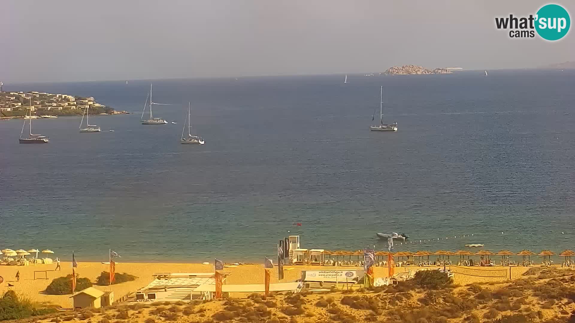 Webcam Porto Pollo spiaggia Sardegna livecam