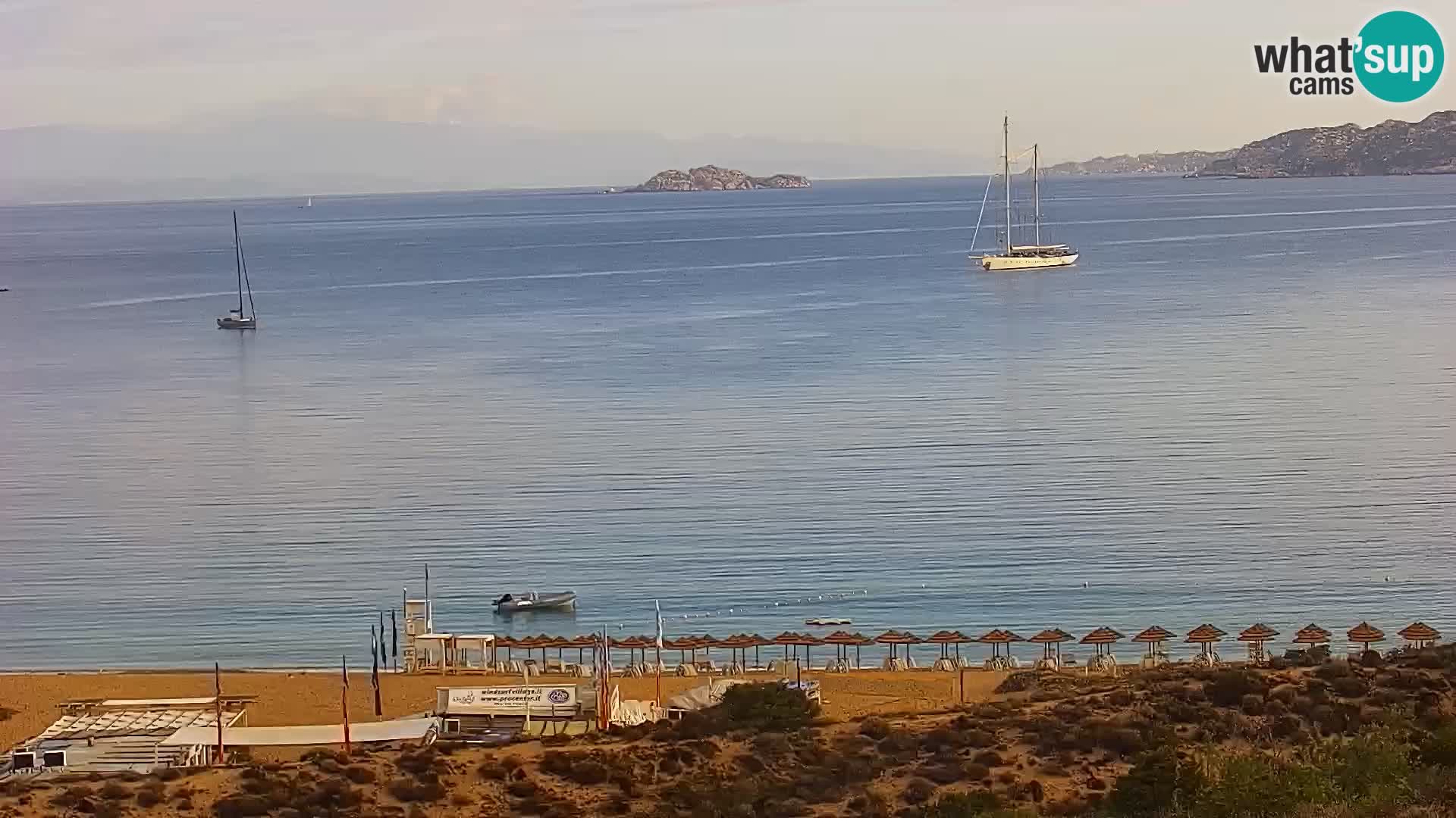 Spletna kamera plaža Porto Pollo Sardinija v živo