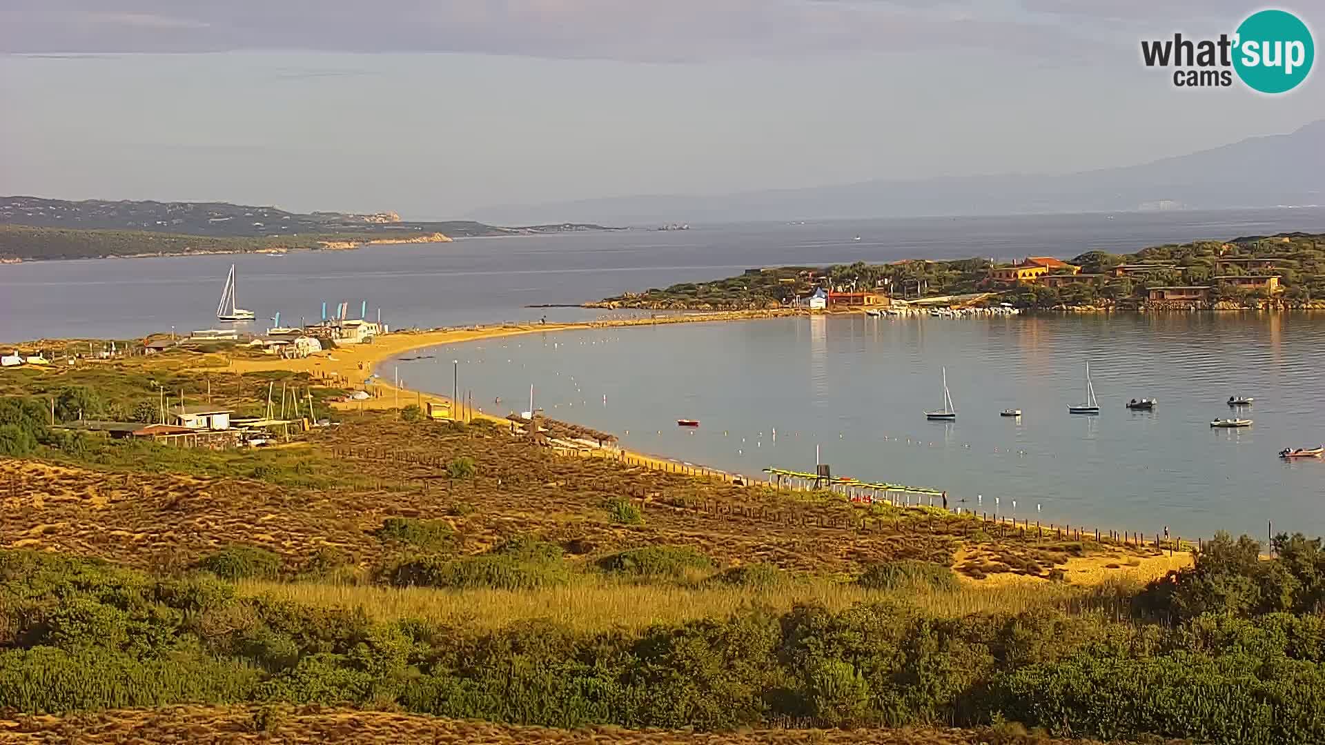 Spletna kamera plaža Porto Pollo Sardinija v živo