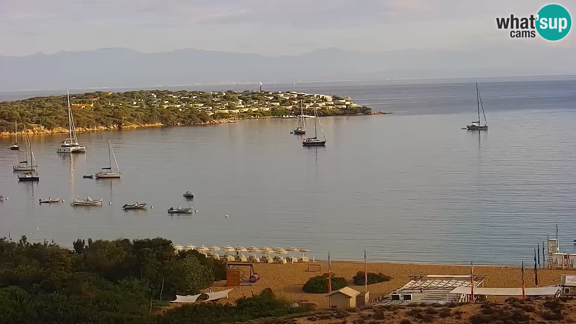 Webcam Porto Pollo le Dune | spiaggia Sardegna