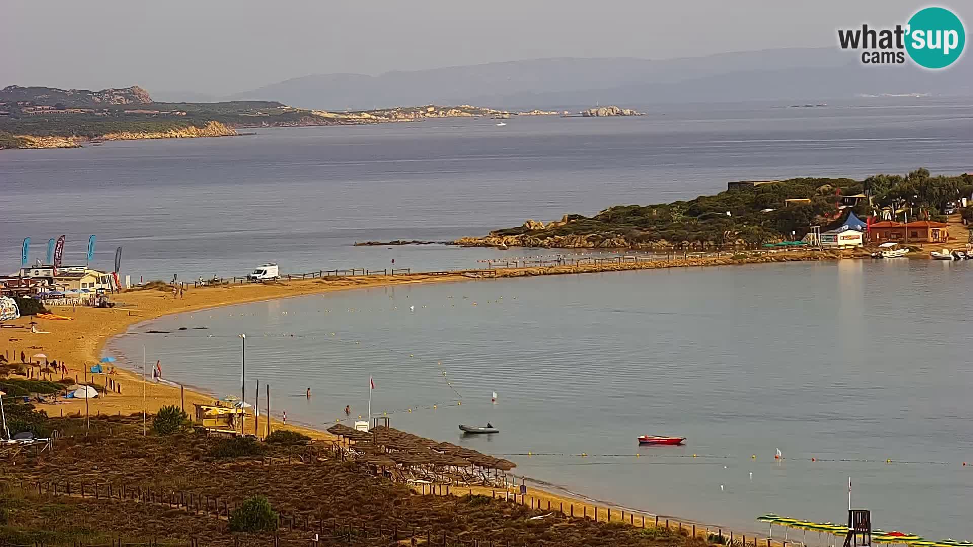 Spletna kamera plaža Porto Pollo Sardinija v živo