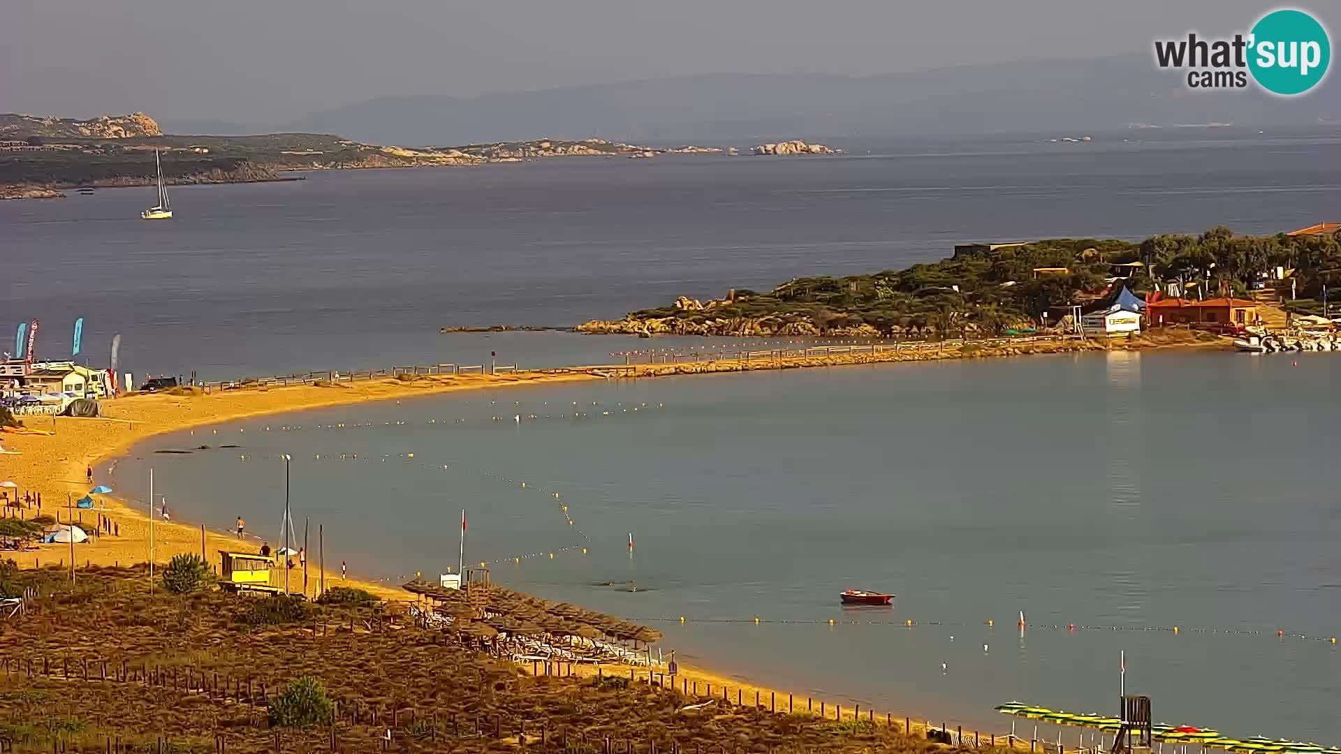 Spletna kamera plaža Porto Pollo Sardinija v živo