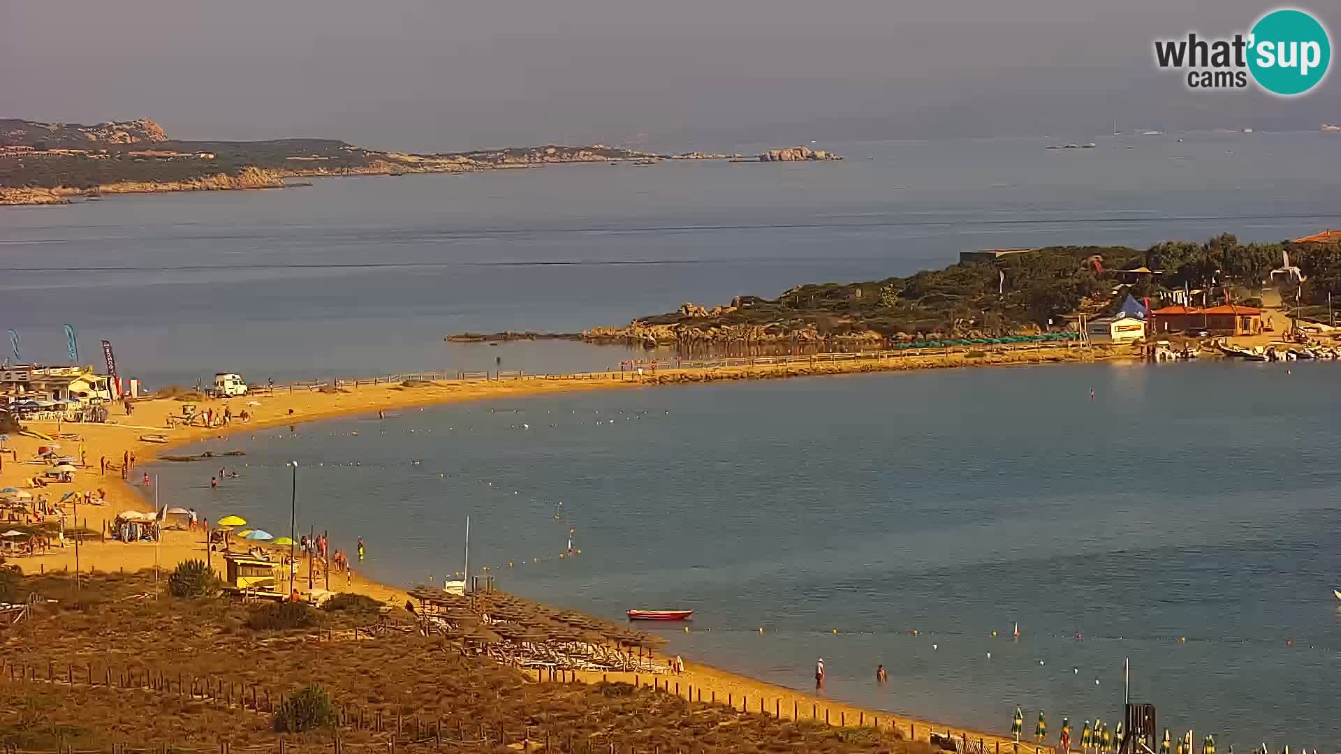 Webcam Porto Pollo le Dune | spiaggia Sardegna