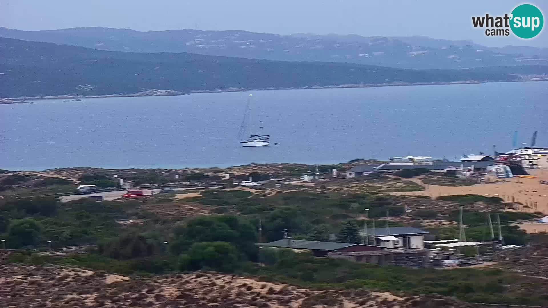 Camera en vivo Porto Pollo playa Cerdeña