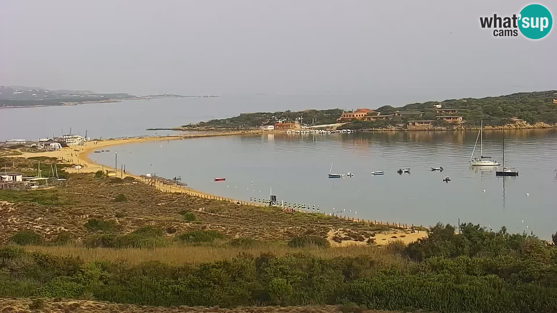 Livecam Porto Pollo plage Sardaigne webcam