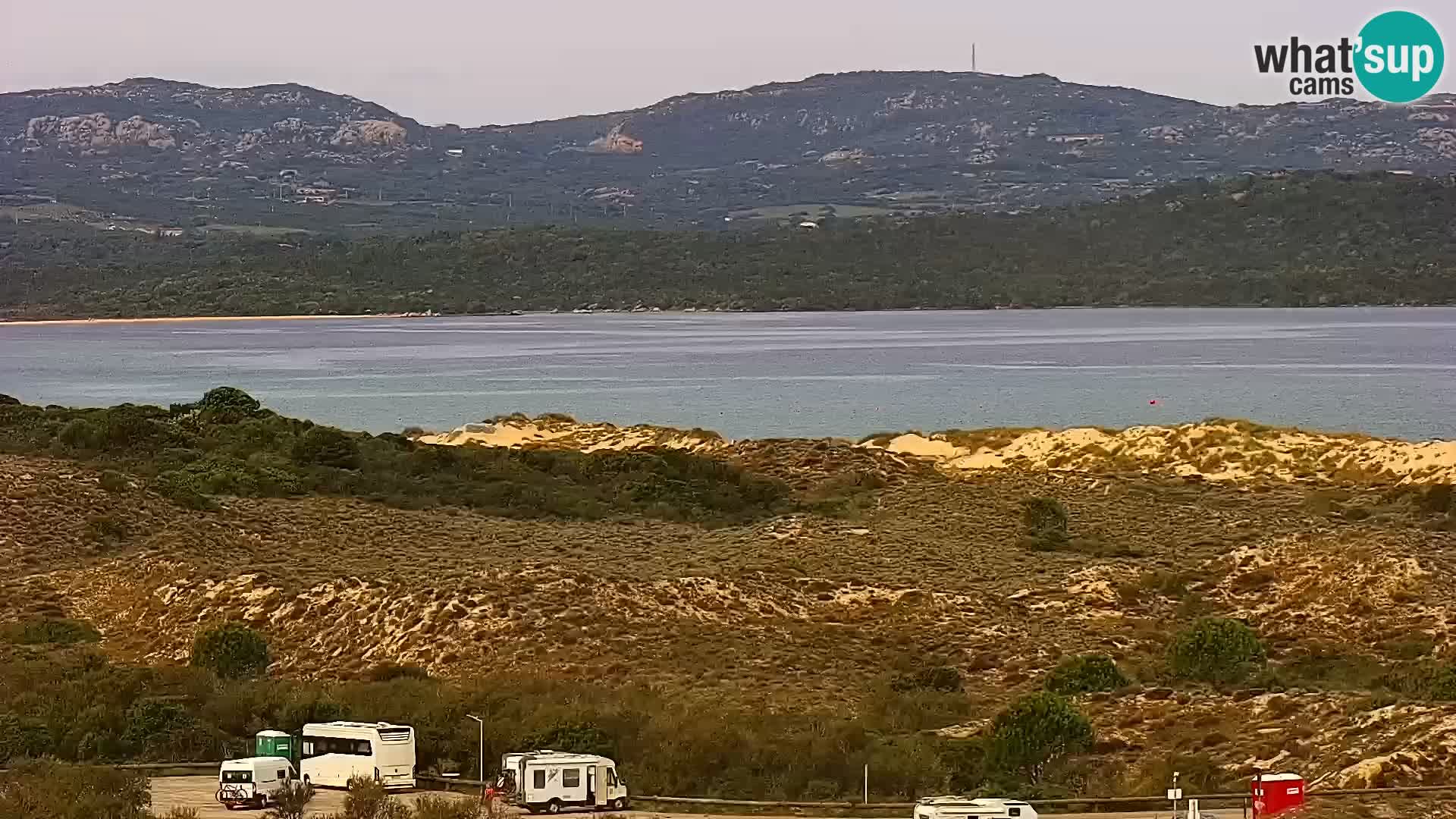 Live webcam Porto Pollo beach Sardinia livecam