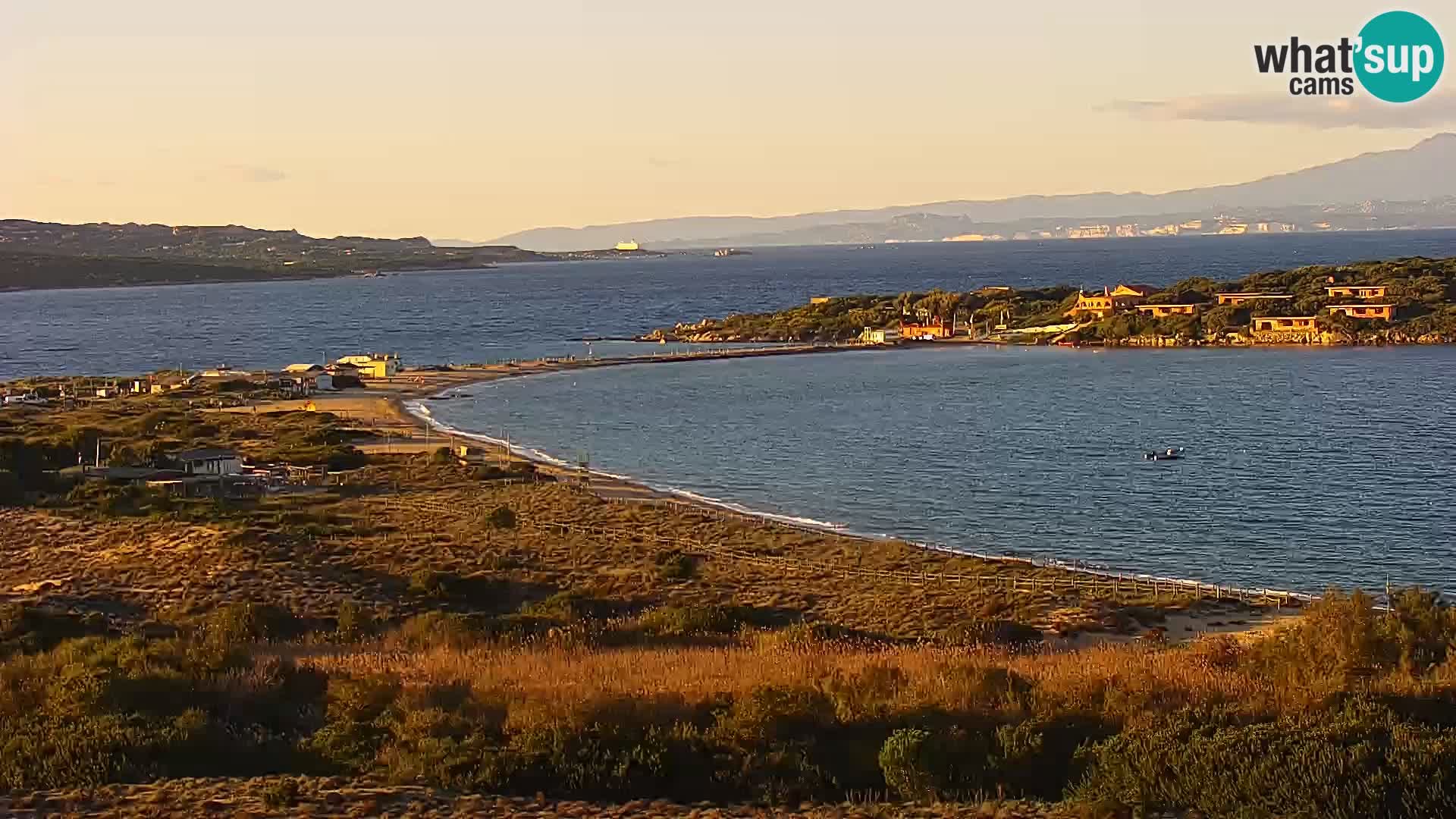 Camera en vivo Porto Pollo playa Cerdeña